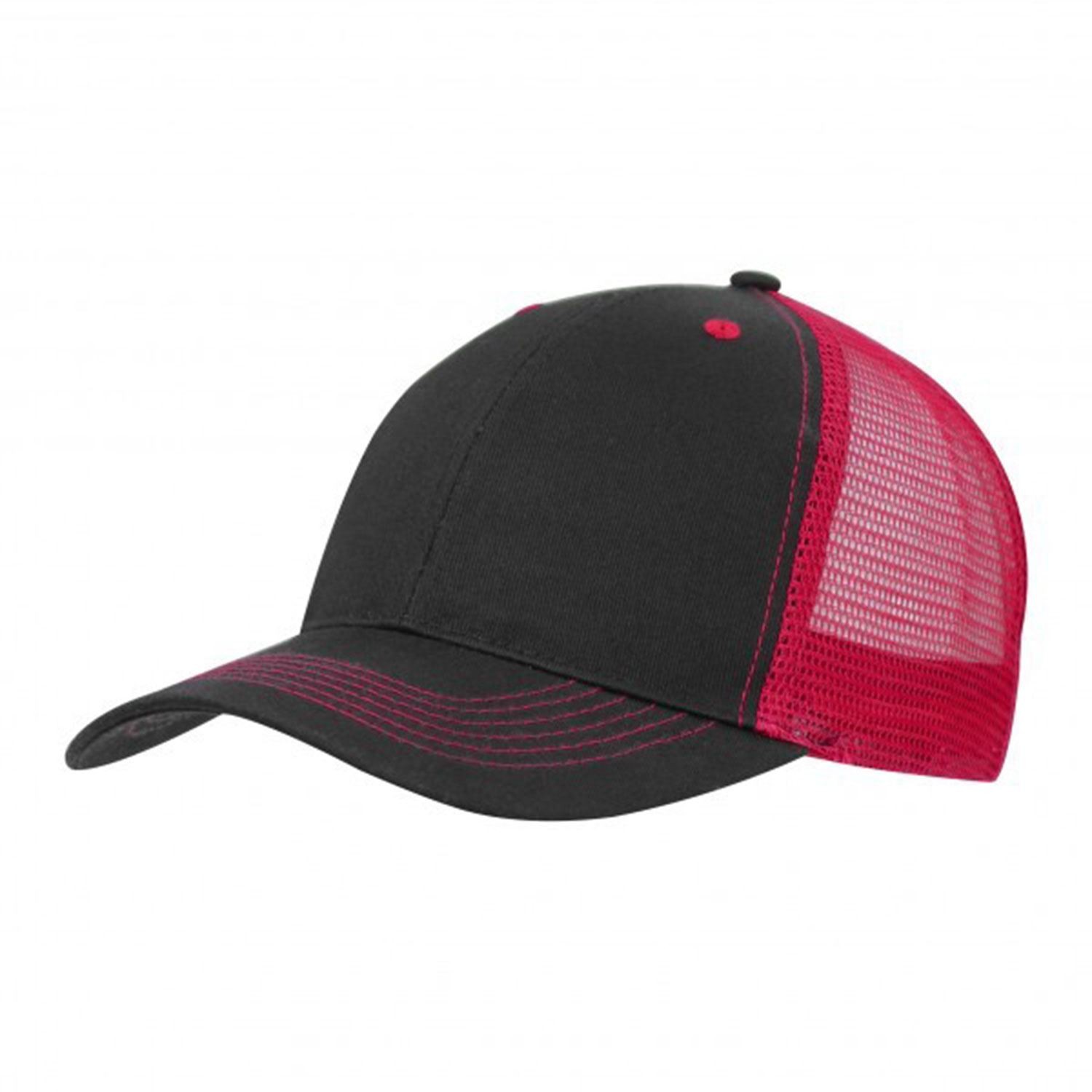 Picture of Color Accent Mesh Snapback Cap