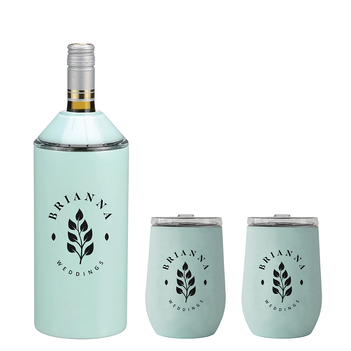Picture of Vinglacé® Wine Bottle Insulator & 2 Glass Gift Set