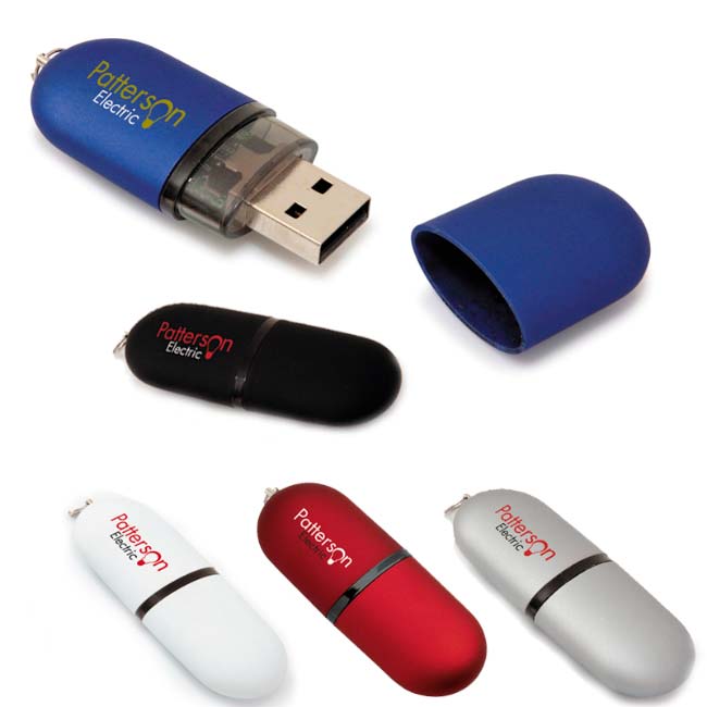 Picture of Universal Source® 8 GB Oval USB 2.0 Flash Drive