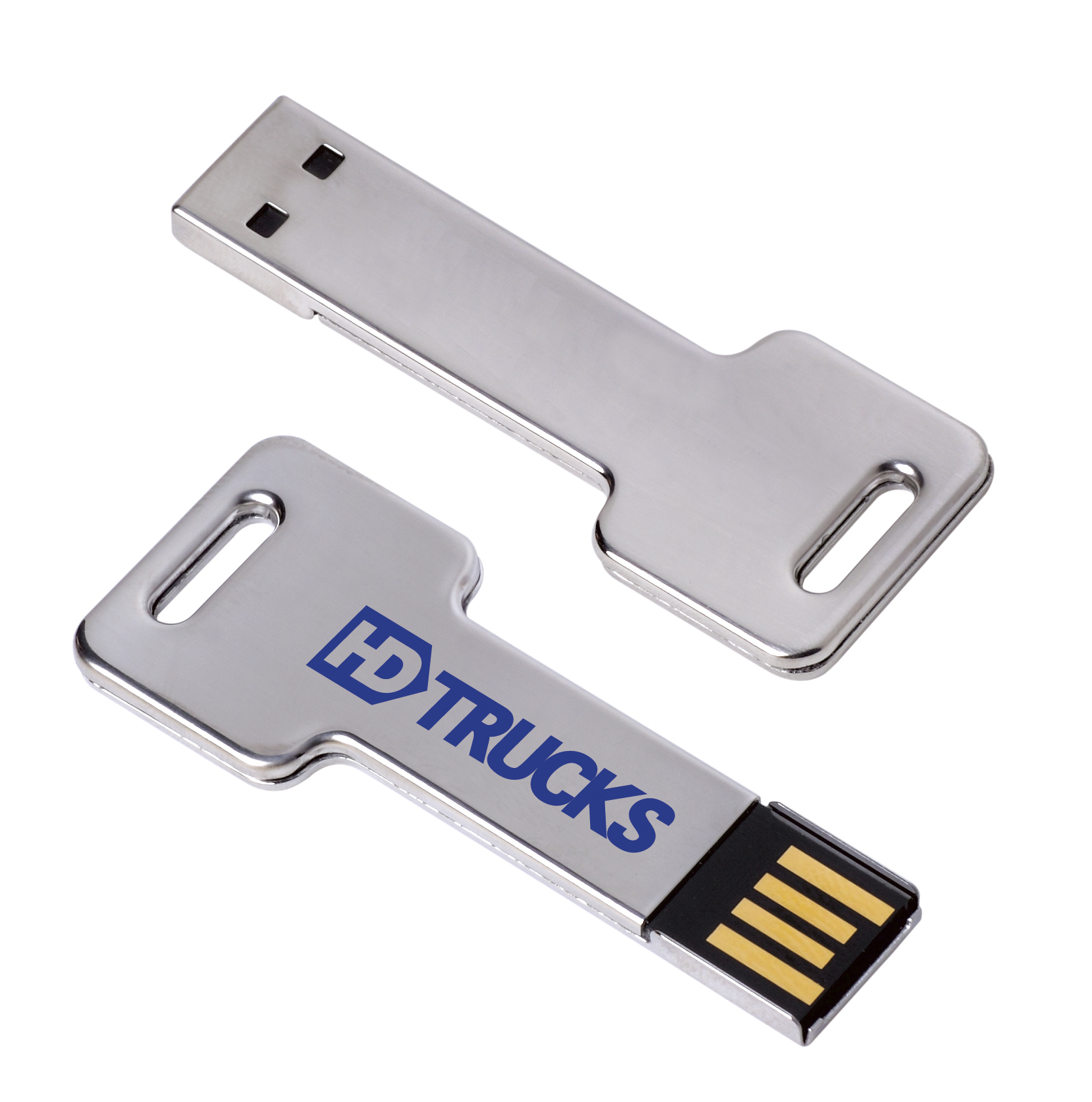 Picture of Universal Source® 8 GB Silver Key USB 2.0 Flash Drive