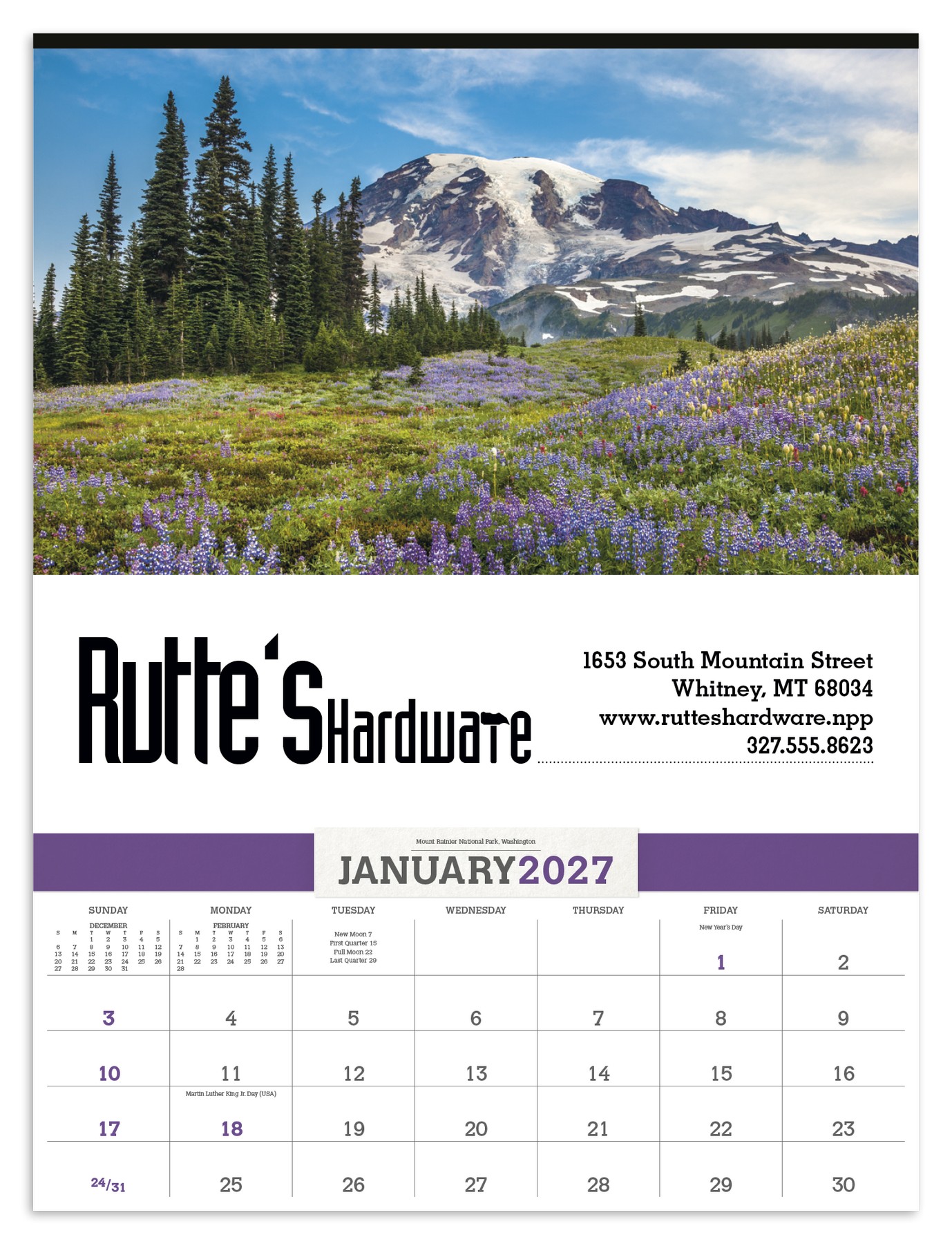 Picture of Triumph® Calendars American Splendor with Date Blocks Calendar