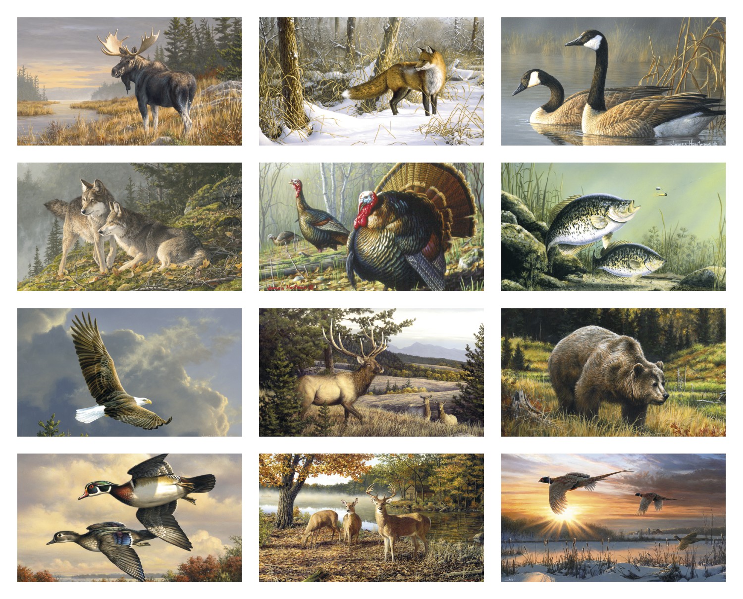 Picture of Triumph® Calendars Wildlife Art by the Hautman Brothers Calendar