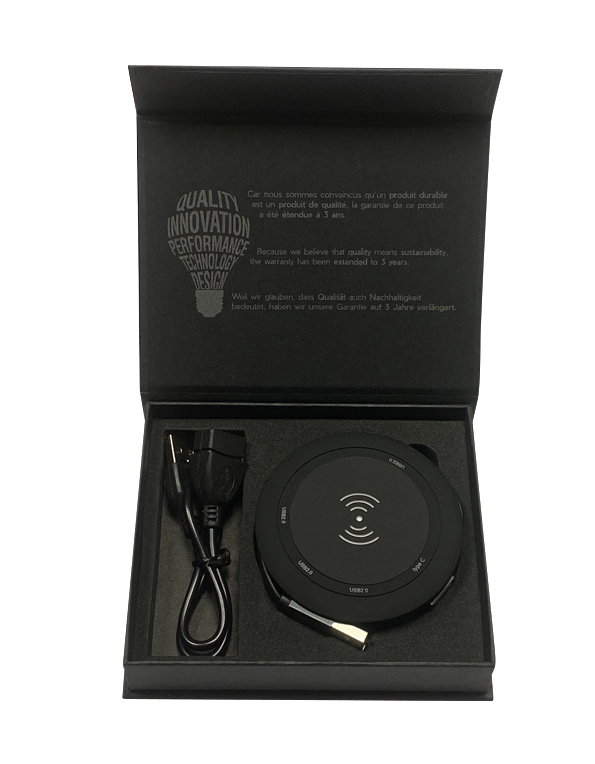 Picture of SCX Innovative Design™ Wireless Charger & 4 Hub 2.0
