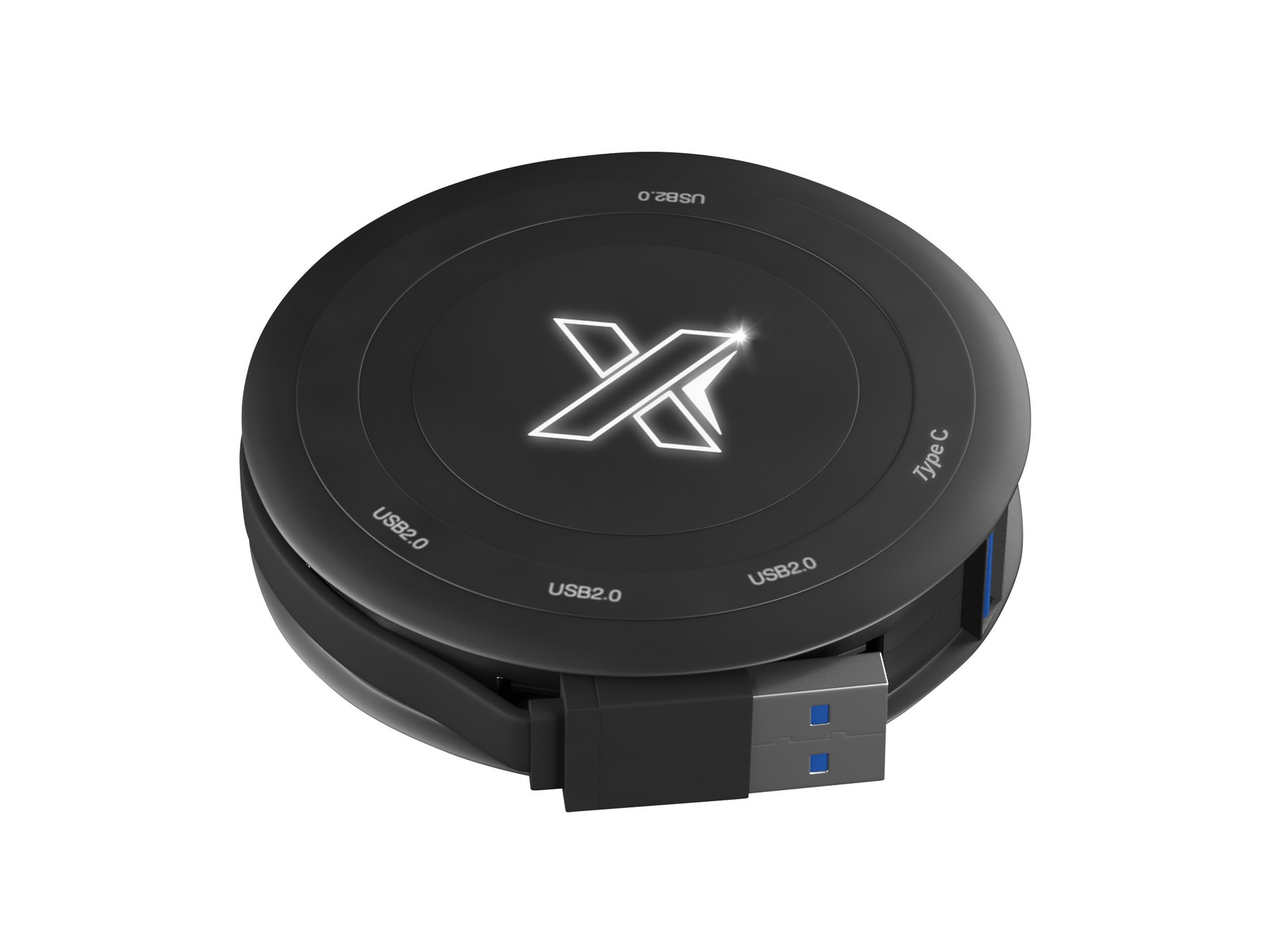 Picture of SCX Innovative Design™ Wireless Charger & 4 Hub 2.0