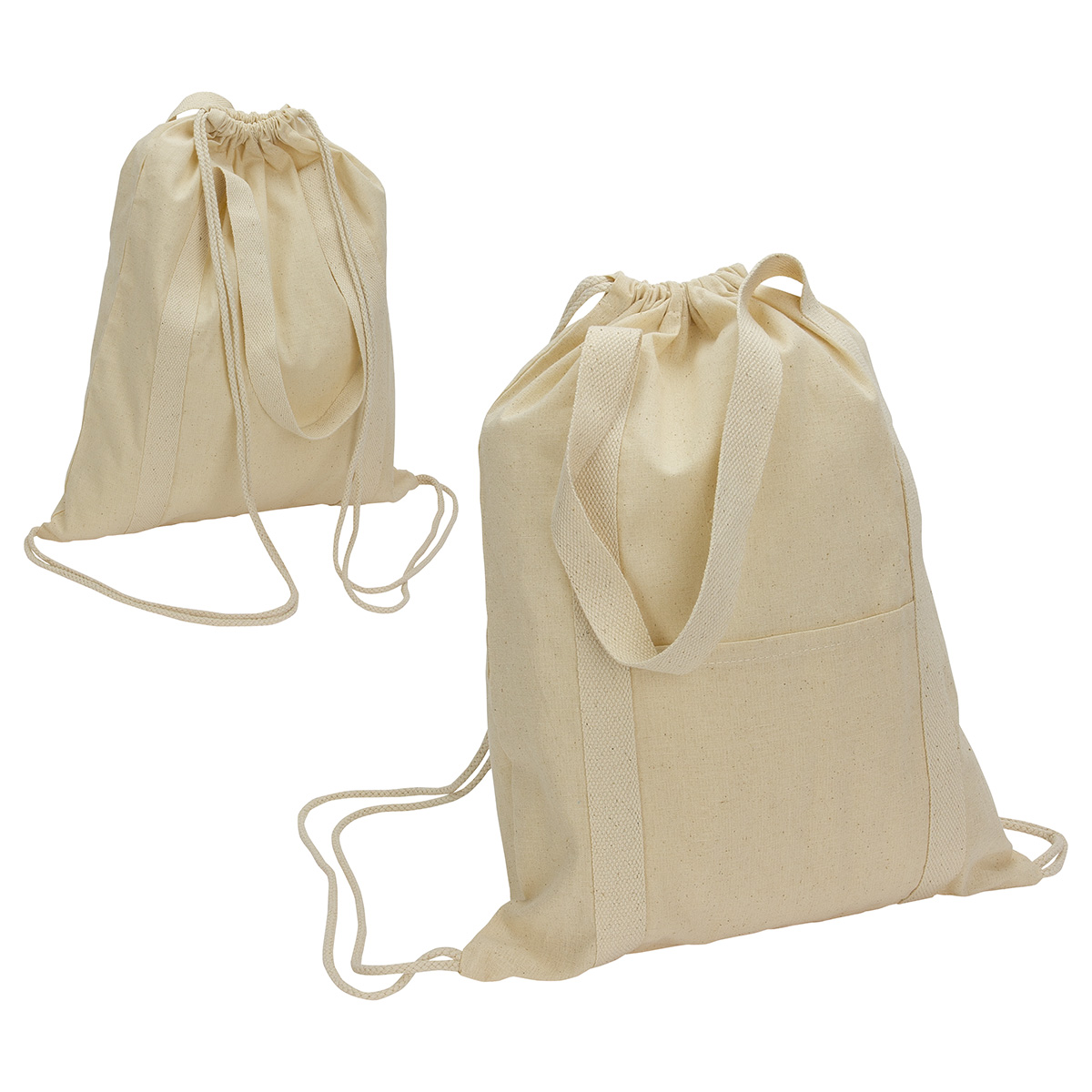 Picture of Orion 5 oz 50/50 Recycled Cotton Drawstring Bag