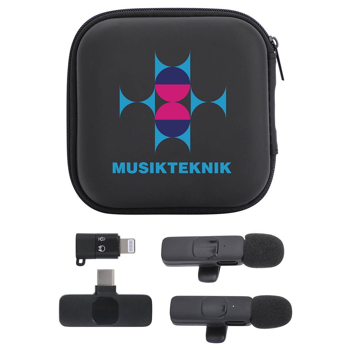 Picture of Center Stage Portable Wireless Lavalier Microphone - Set of 2
