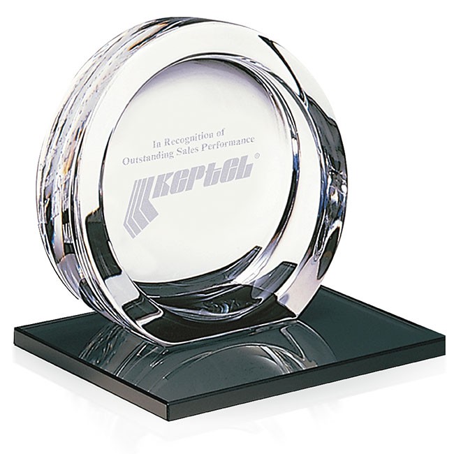 Picture of MARIO CIONI High Tech Award on Black Glass Base - Large
