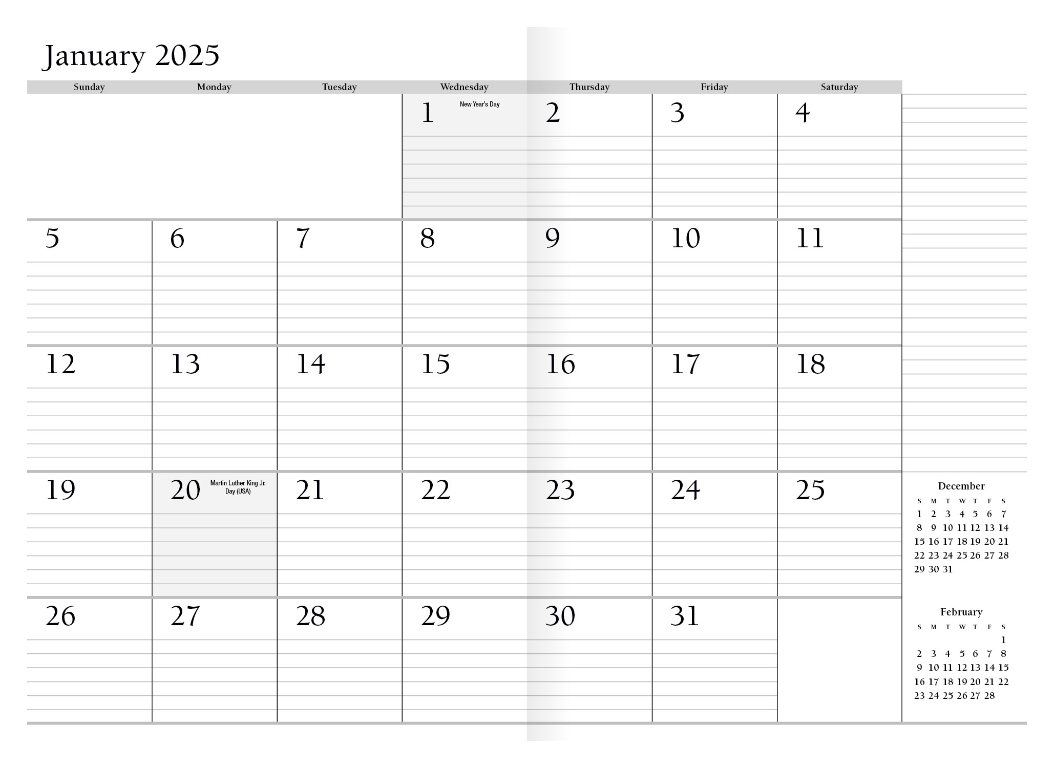 Picture of Planner 7" x 10"