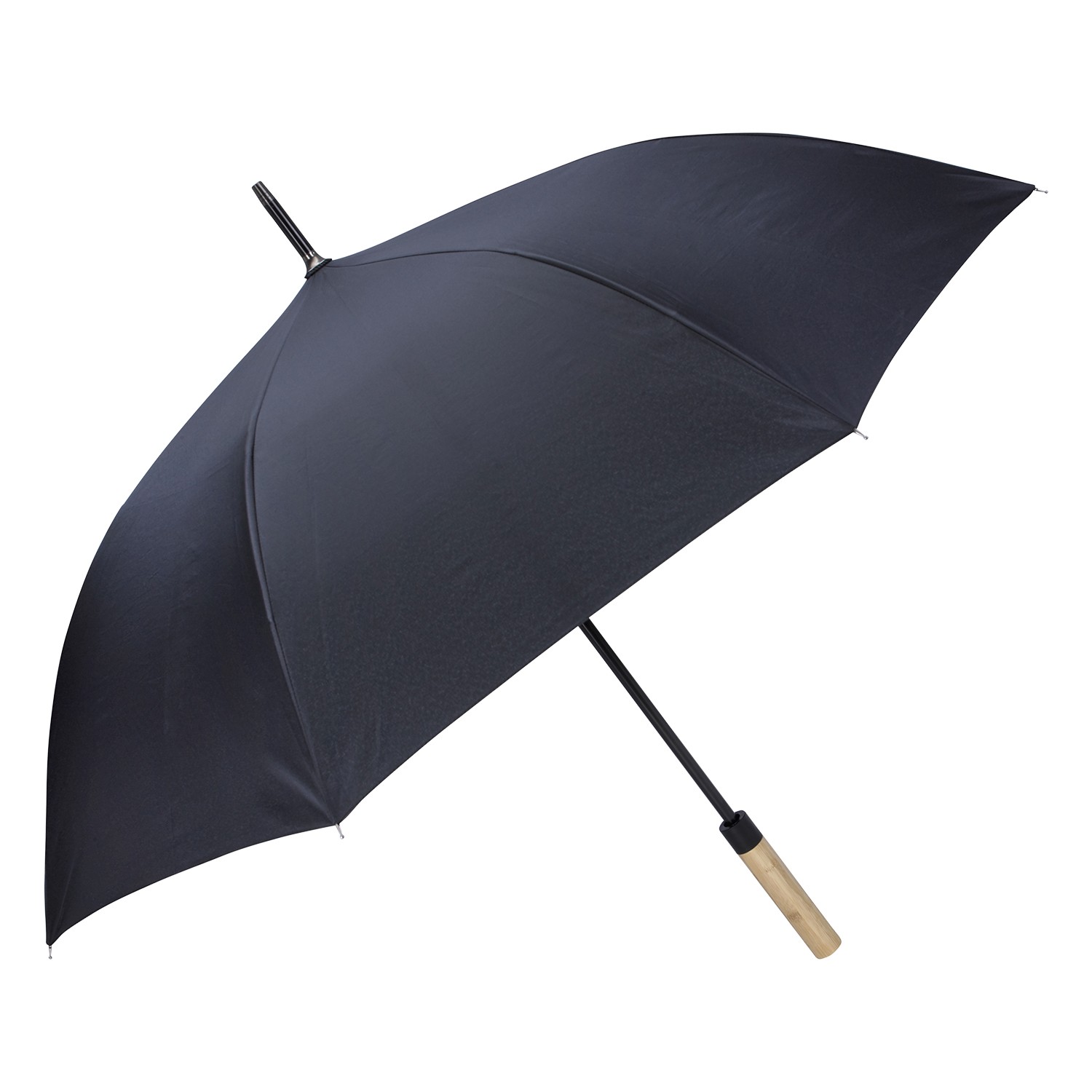 Picture of Shed Rain™ 50" RPET Bamboo-Handled Auto-Open Stick Umbrella