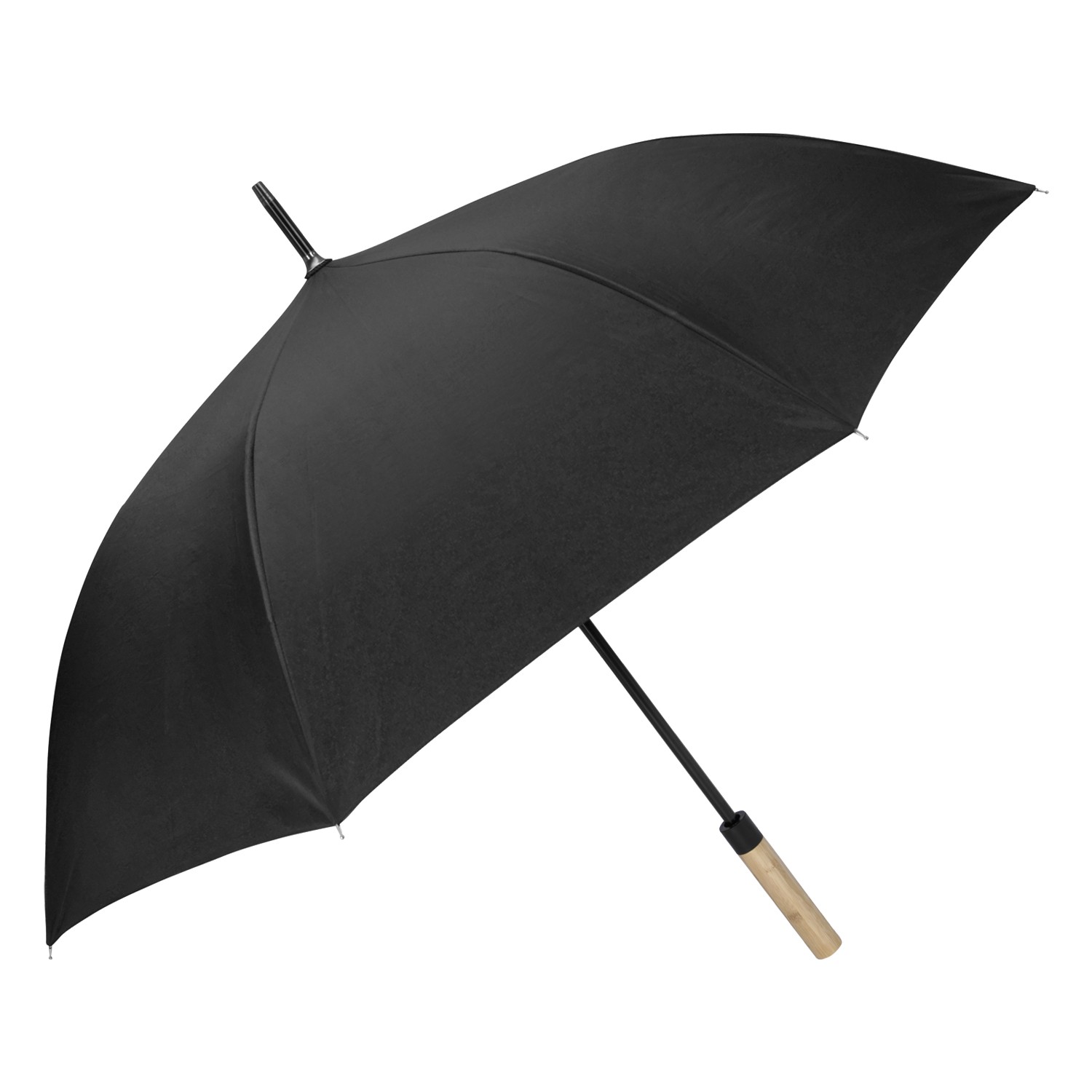 Picture of Shed Rain™ 50" RPET Bamboo-Handled Auto-Open Stick Umbrella