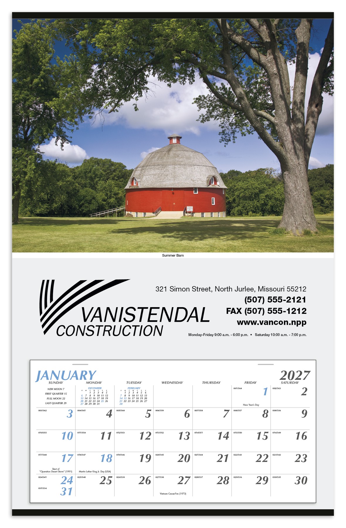 Picture of Triumph® Calendars Large Hanger Calendar
