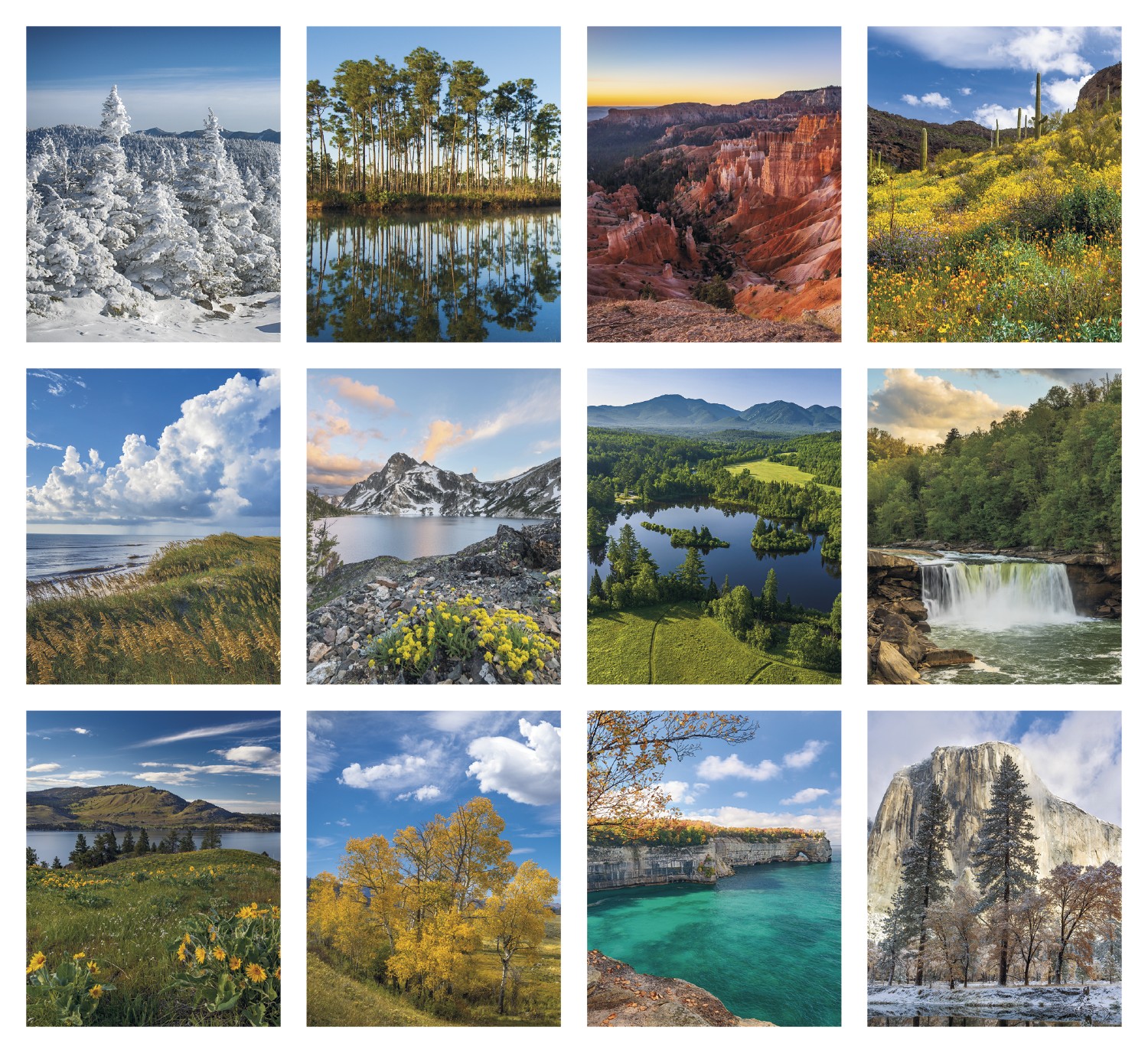 Picture of Triumph® Calendars Scenic Desk Pad