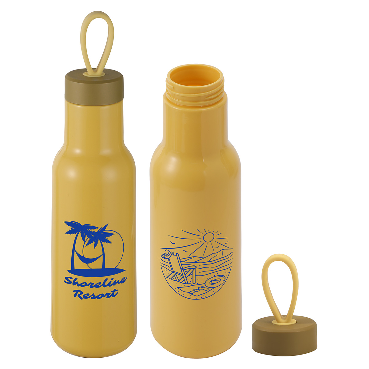 Picture of Cameo 23 oz PLA Sports Bottle with Silicone Loop Handle