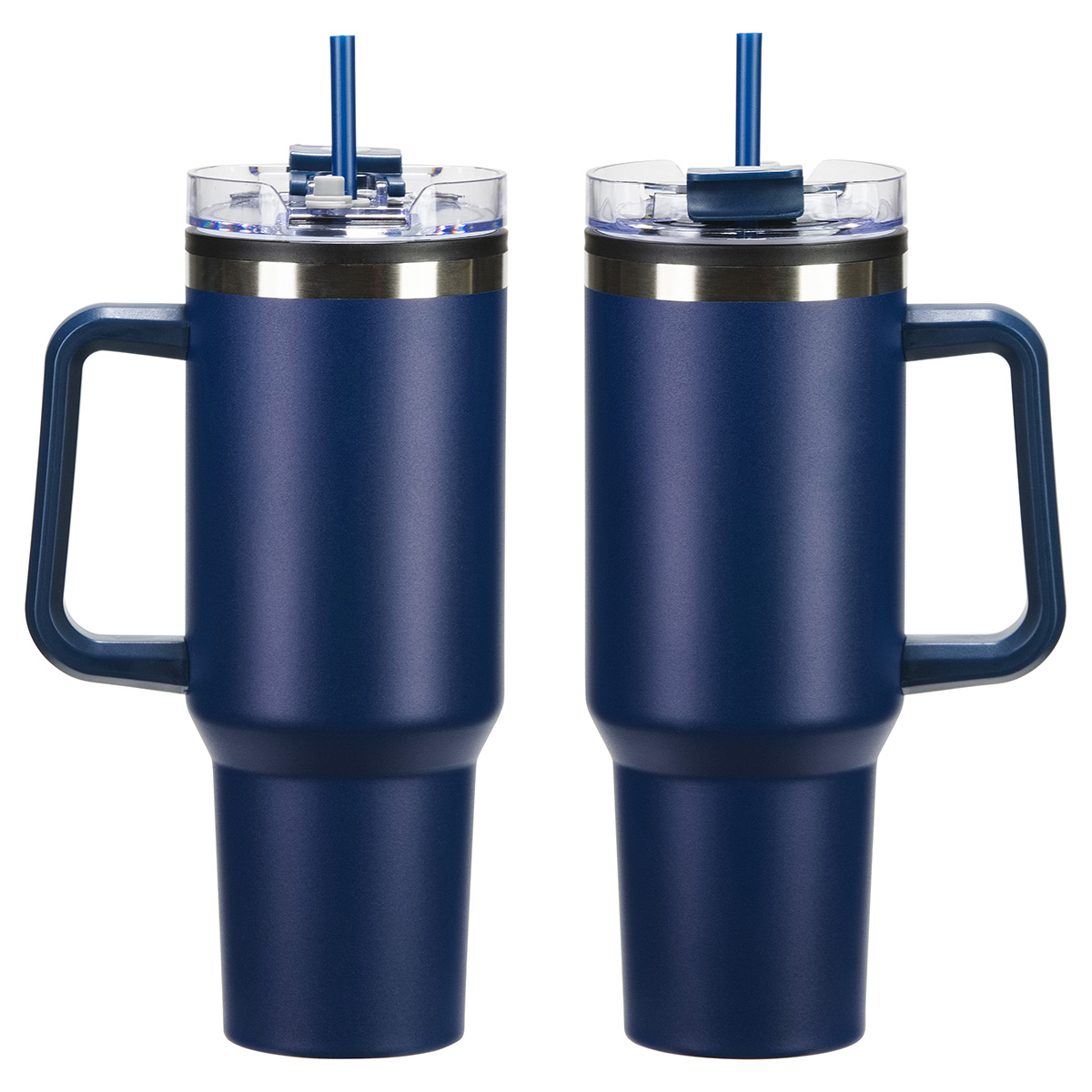 Picture of Ohana 40 oz Stainless Steel/Polypropylene Mug with Color-Matching Handle