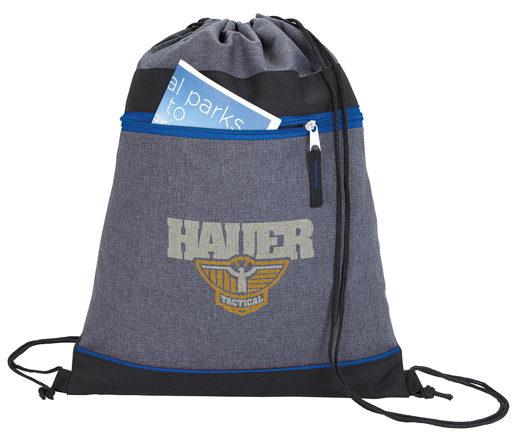 Picture of Good Value™ RPET Two-Tone Drawstring Backpack