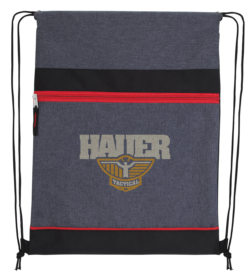 Picture of Good Value™ RPET Two-Tone Drawstring Backpack