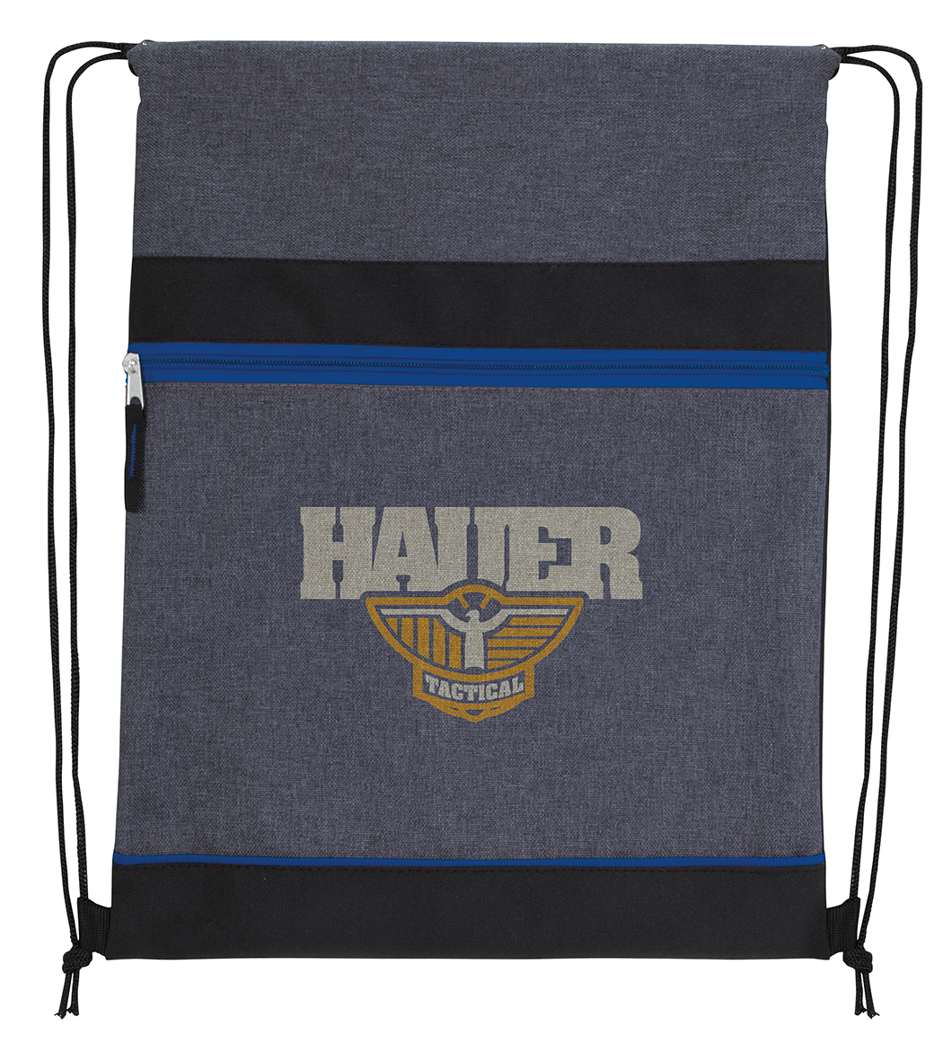 Picture of Good Value™ RPET Two-Tone Drawstring Backpack