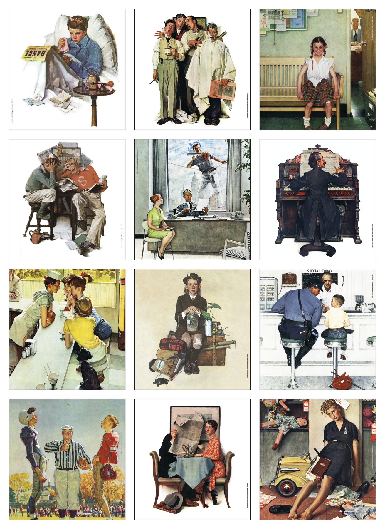 Picture of Triumph® Calendars The Saturday Evening Post Illustrations by Norman Rockwell Calendar