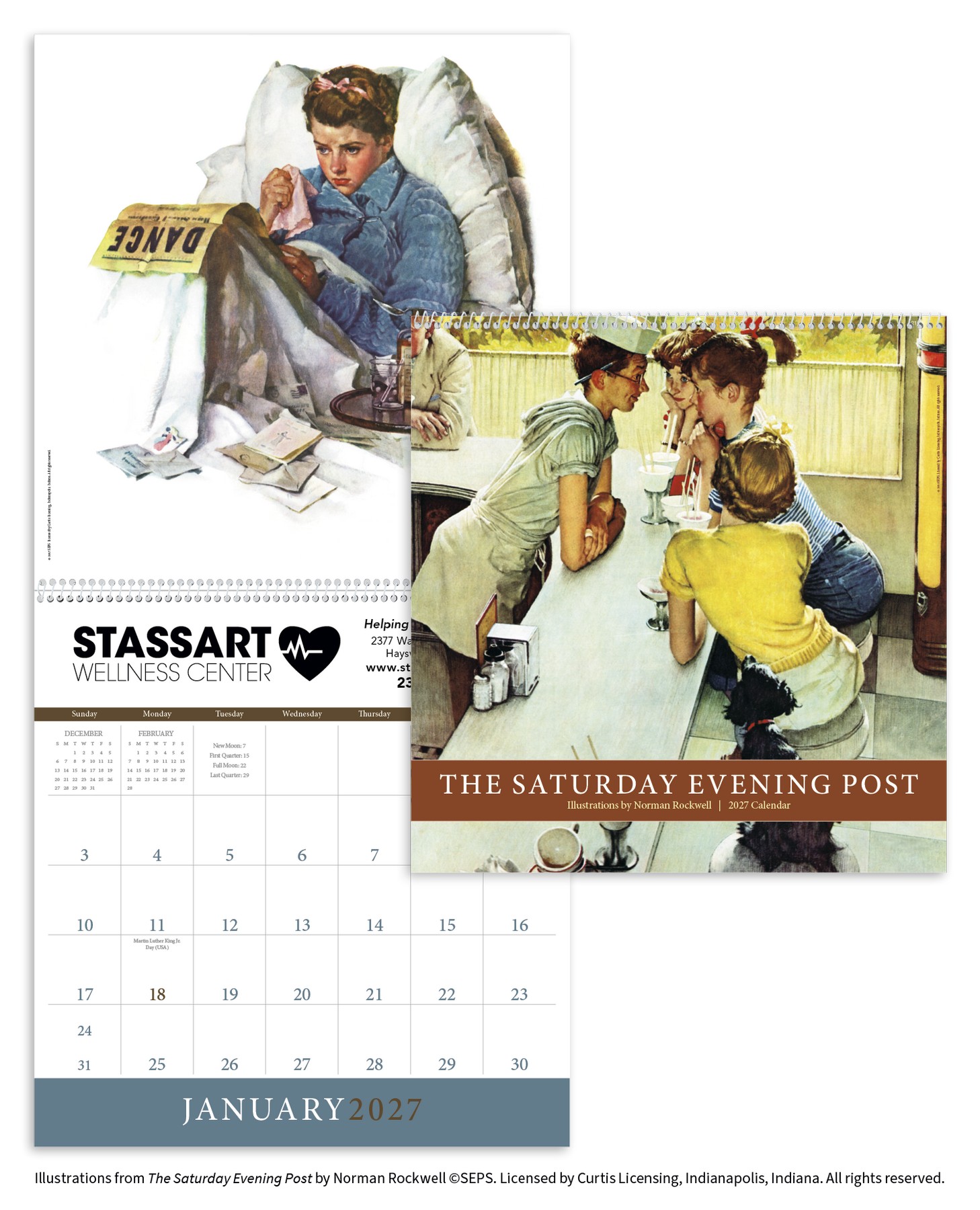 Picture of Triumph® Calendars The Saturday Evening Post Illustrations by Norman Rockwell Calendar