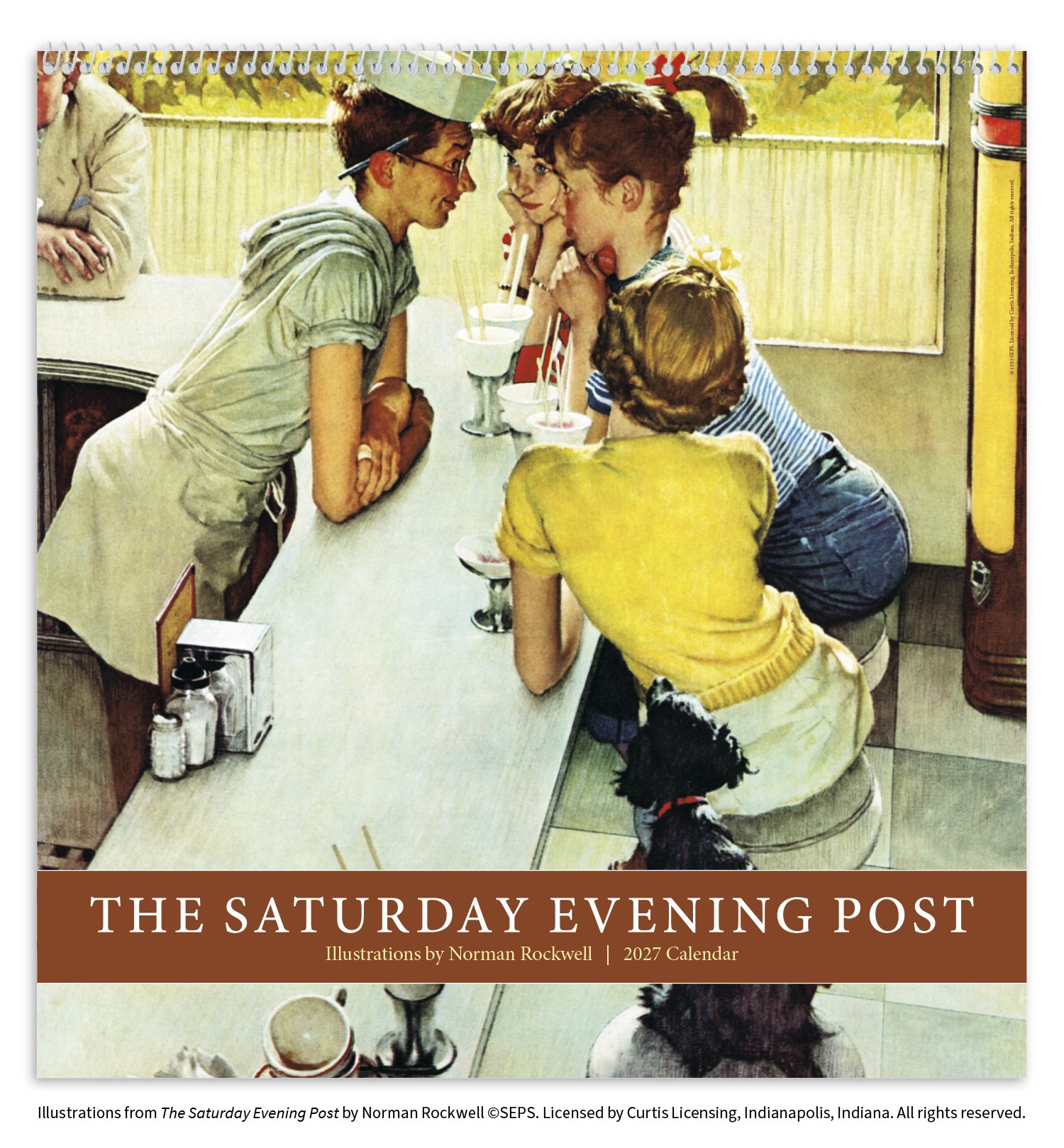 Picture of Triumph® Calendars The Saturday Evening Post Illustrations by Norman Rockwell Calendar