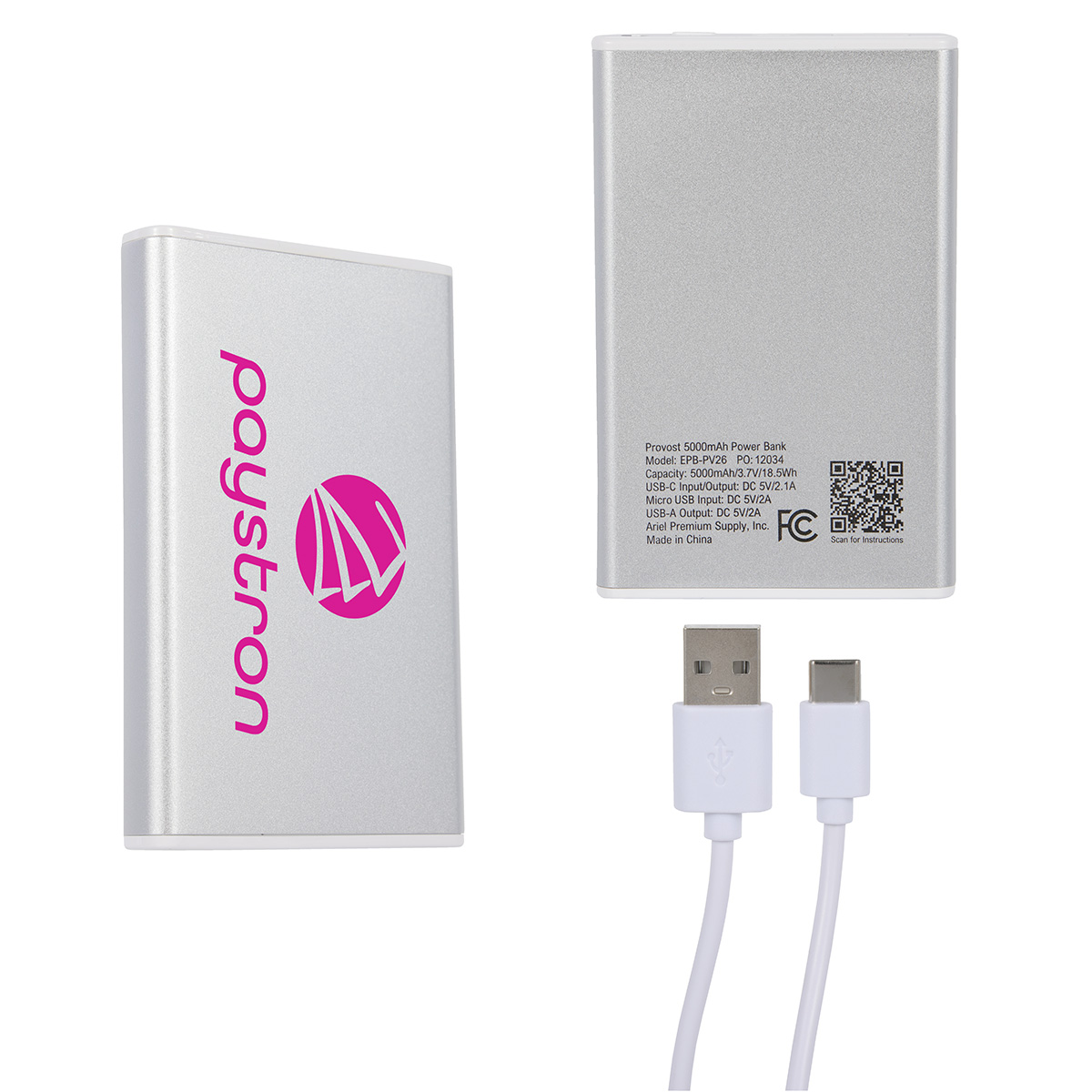 Picture of Provost 5000mAh Aluminum Power Bank