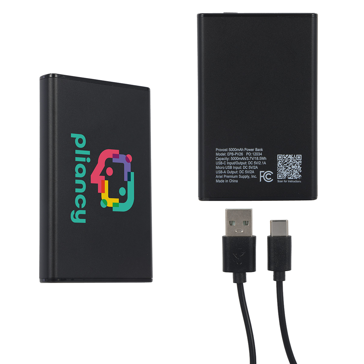 Picture of Provost 5000mAh Aluminum Power Bank