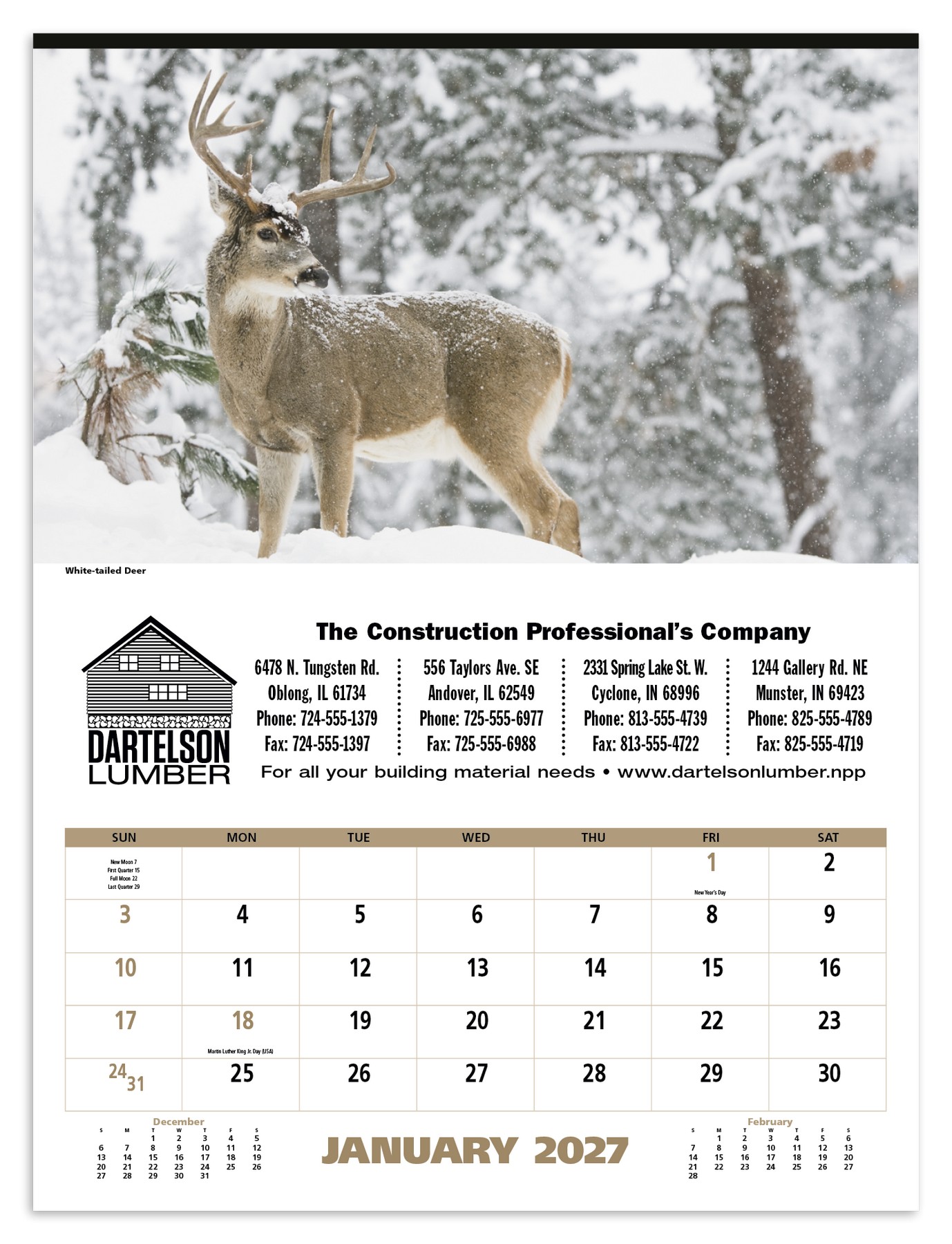 Picture of Triumph® Calendars North American Wildlife Calendar