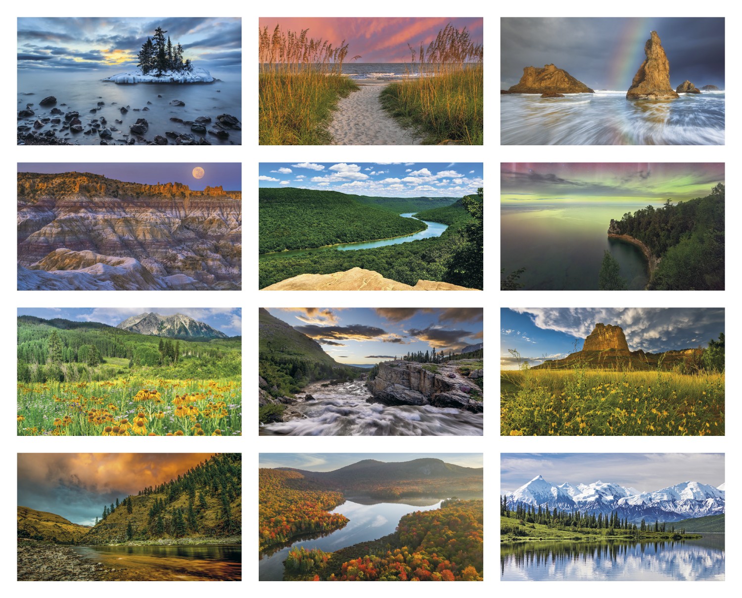 Picture of Triumph® Calendars America's Charm Calendar