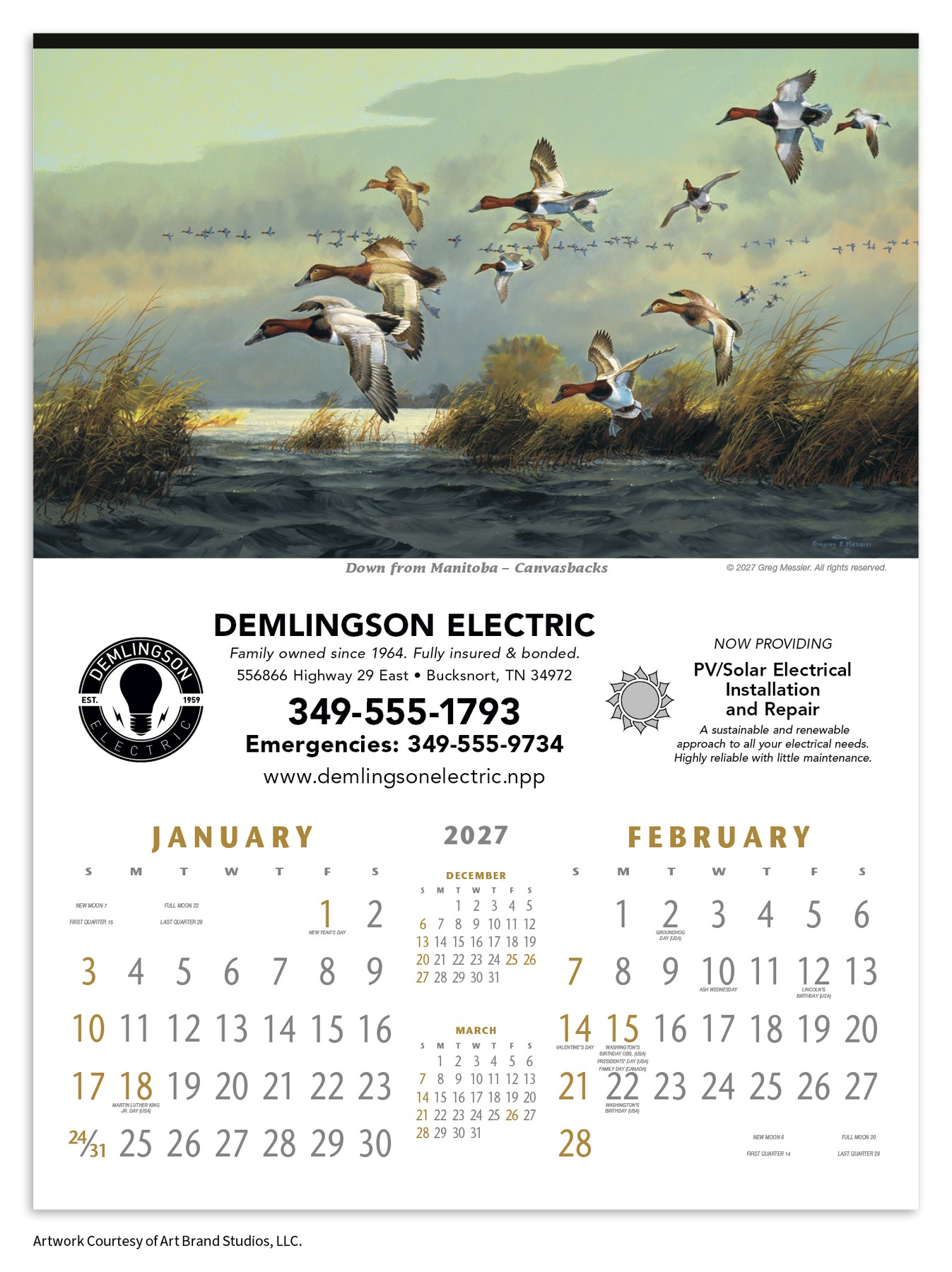 Picture of Triumph® Calendars North American Waterfowl Calendar