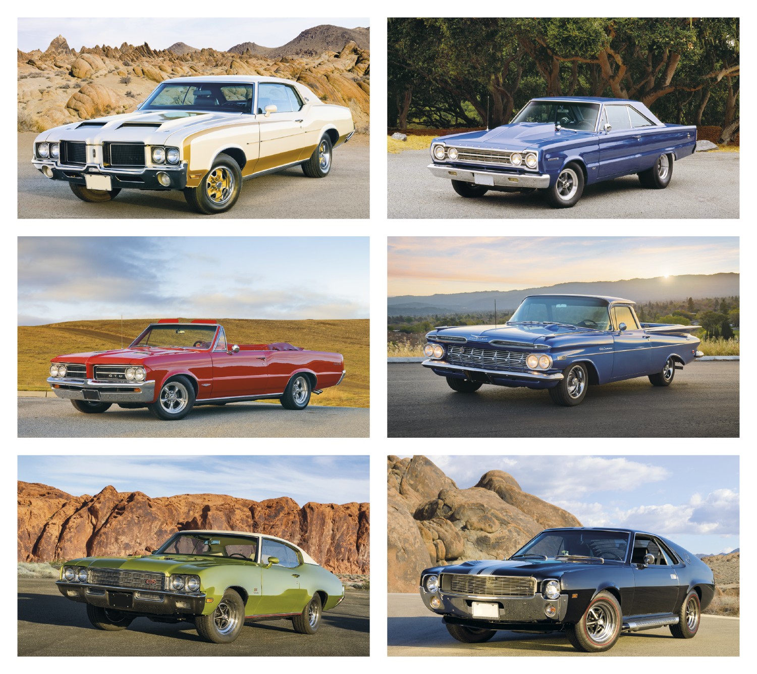 Picture of Triumph® Calendars Muscle Cars Calendar