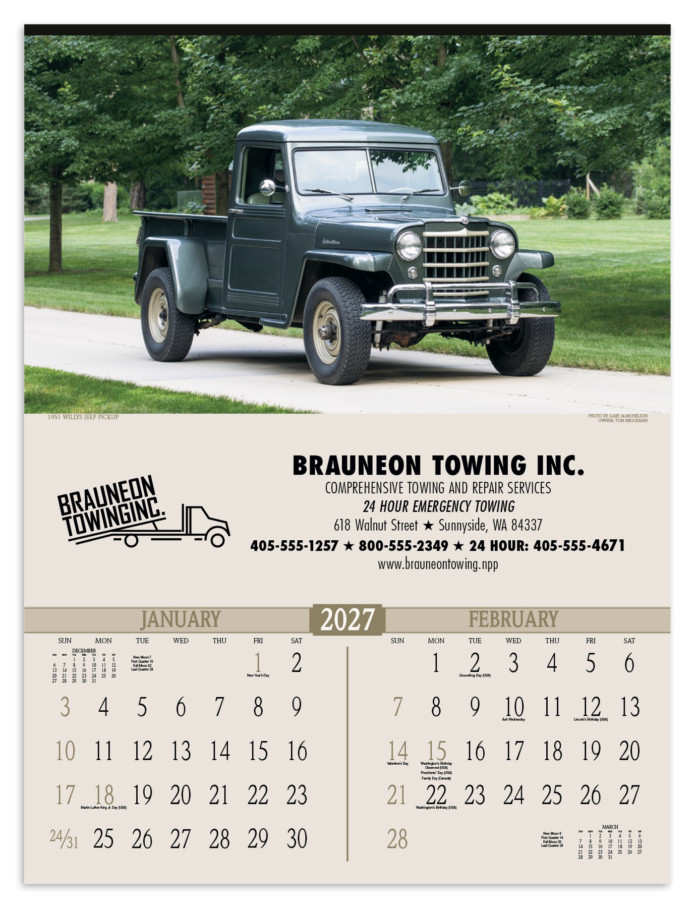 Picture of Triumph® Calendars Antique Trucks Calendar