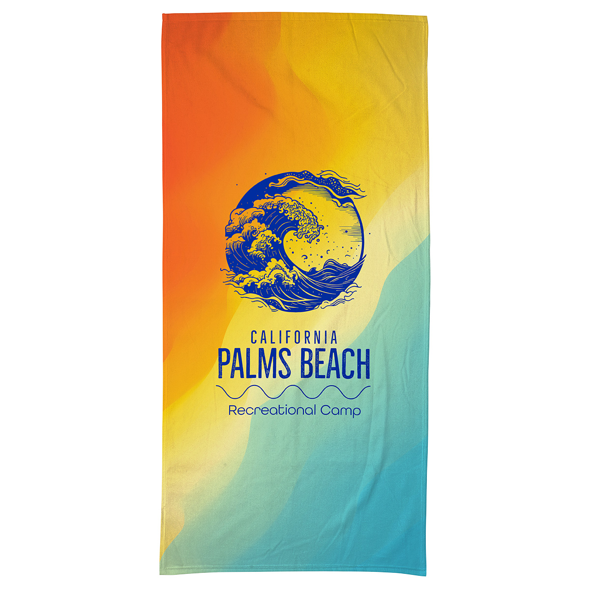 Picture of Silk Touch Beach Blanket/Towel 30" x 60" 360GSM Poly/Cotton - Full Color