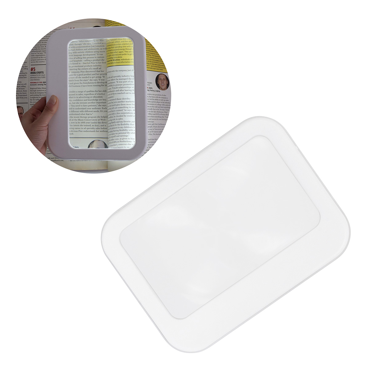 Picture of Best Buddy Tools ® 3X Full-Page LED Lighted Magnifier