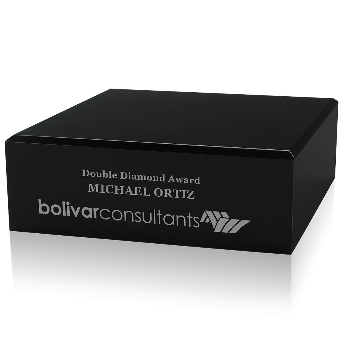 Picture of JAFFA® Square Black Glass Base