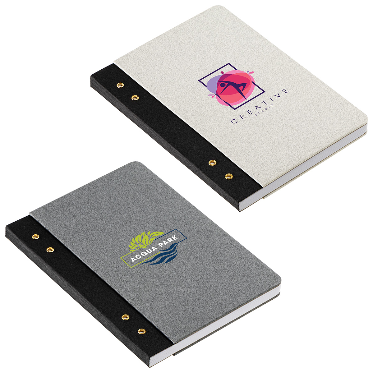 Picture of Executive FSC® Journal with Textured Grommet Spine