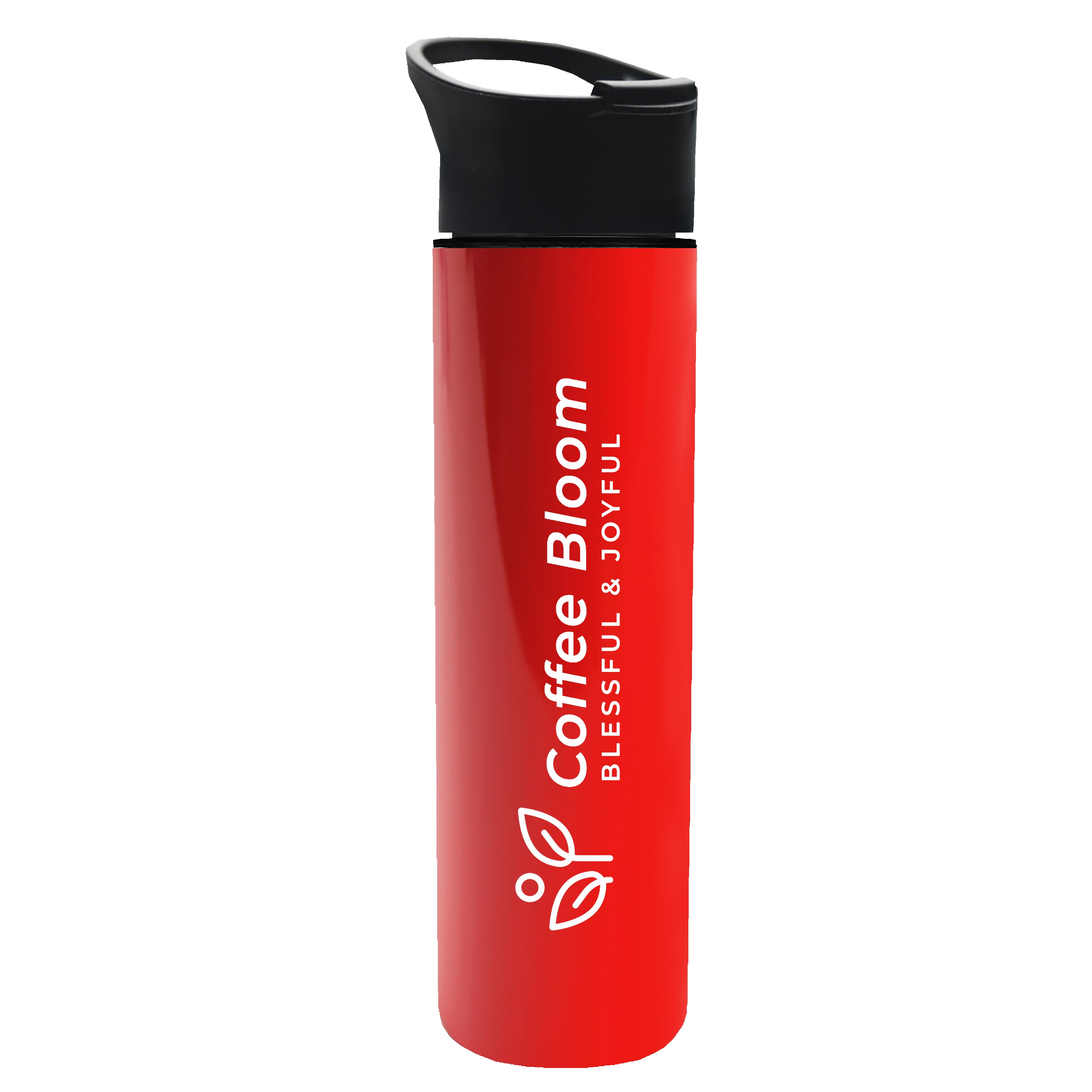Picture of Garyline® Slim Double-Wall Insulated Bottle with Pop-Up Lid - 16 oz.