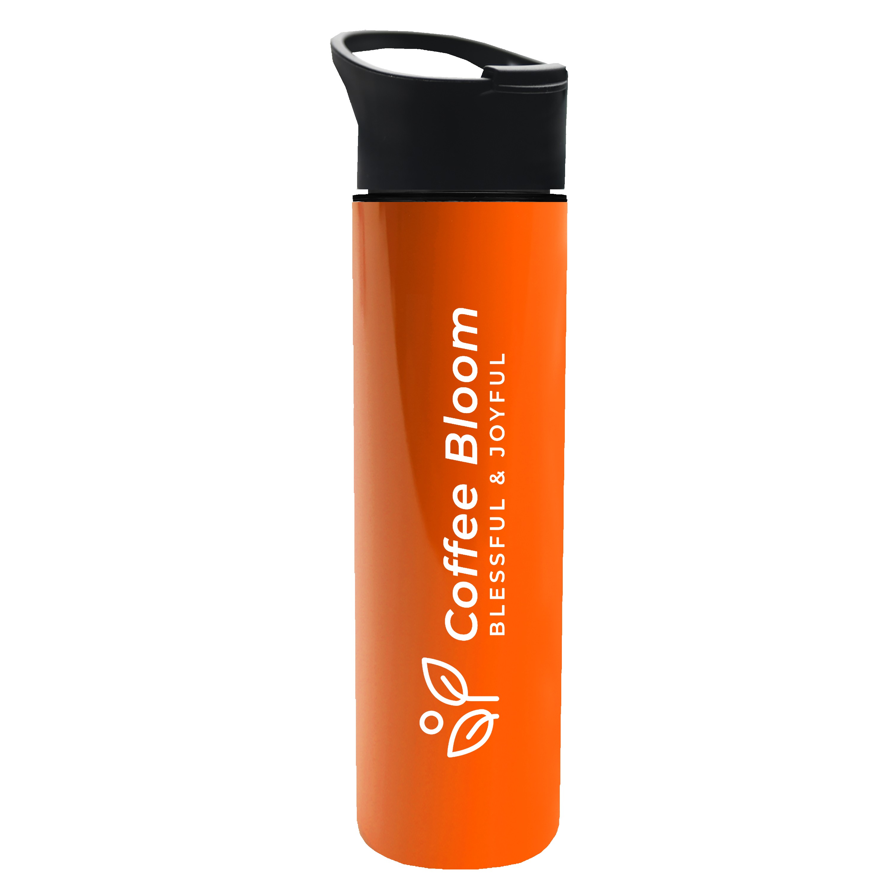 Picture of Garyline® Slim Double-Wall Insulated Bottle with Pop-Up Lid - 16 oz.