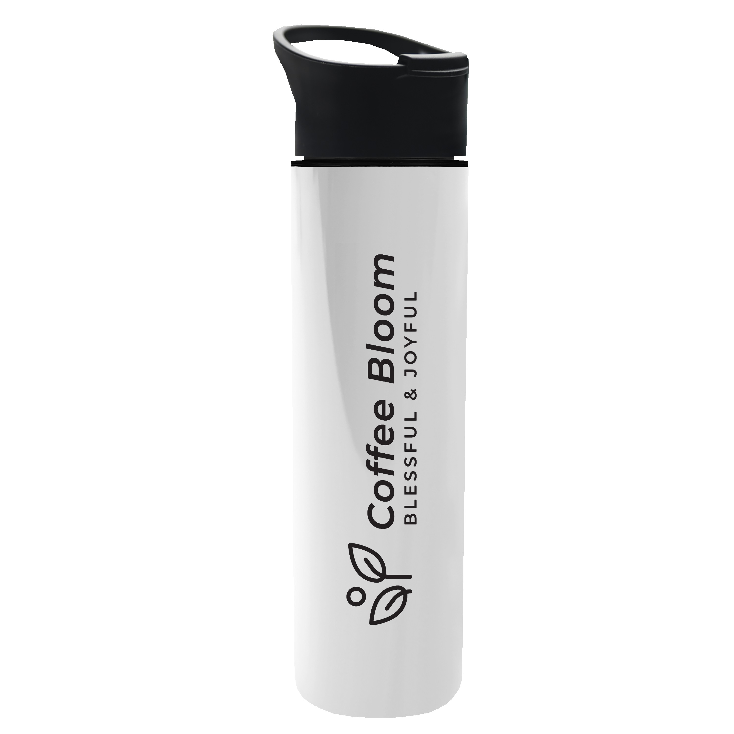 Picture of Garyline® Slim Double-Wall Insulated Bottle with Pop-Up Lid - 16 oz.