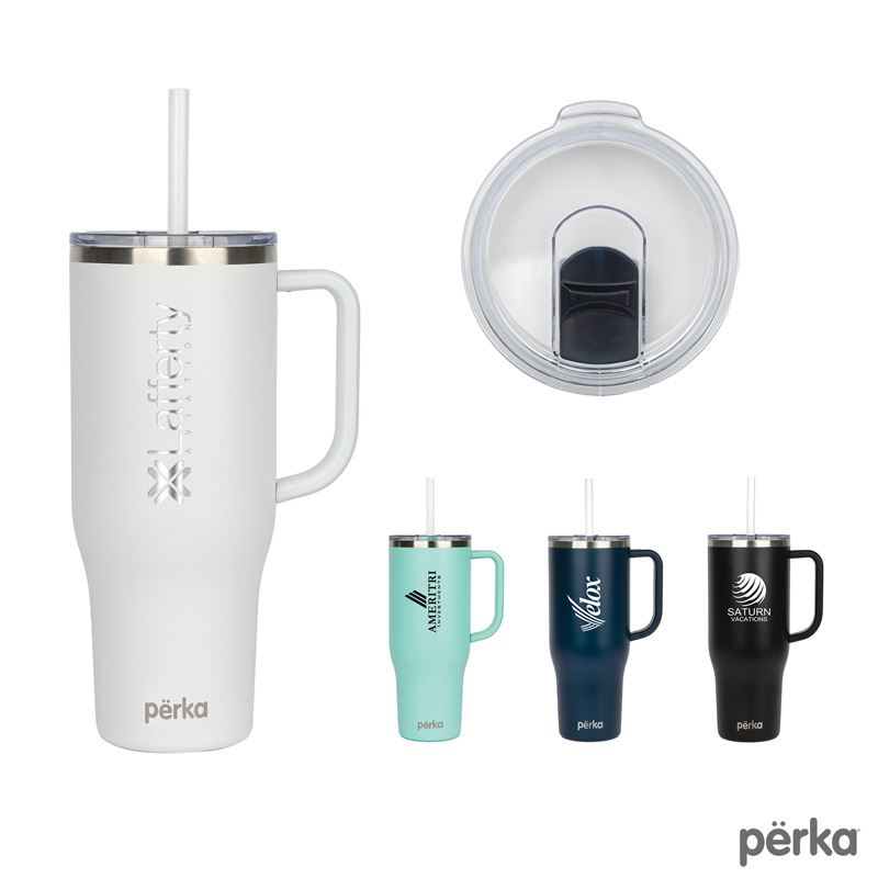 Picture of Perka Kempton 40 oz. Double Wall, Stainless Steel Travel Mug