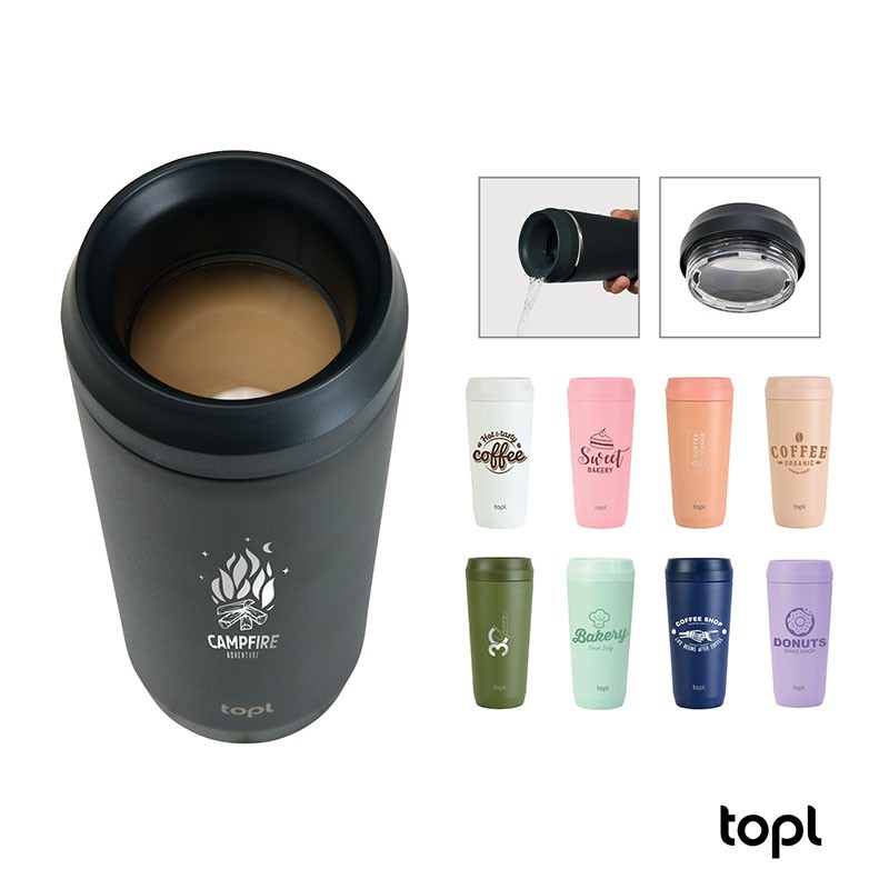 Picture of TOPL 16 oz. Double Wall, Recycled Stainless Steel 360 Tumbler