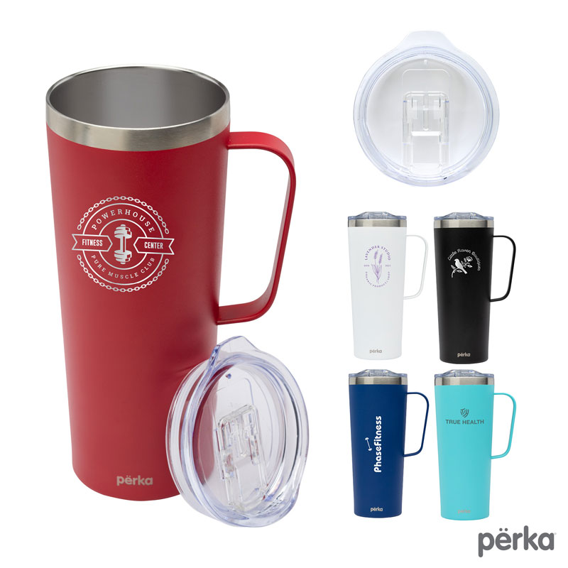 Picture of Perka Winston 28 oz. Double Wall, Stainless Steel Travel Mug