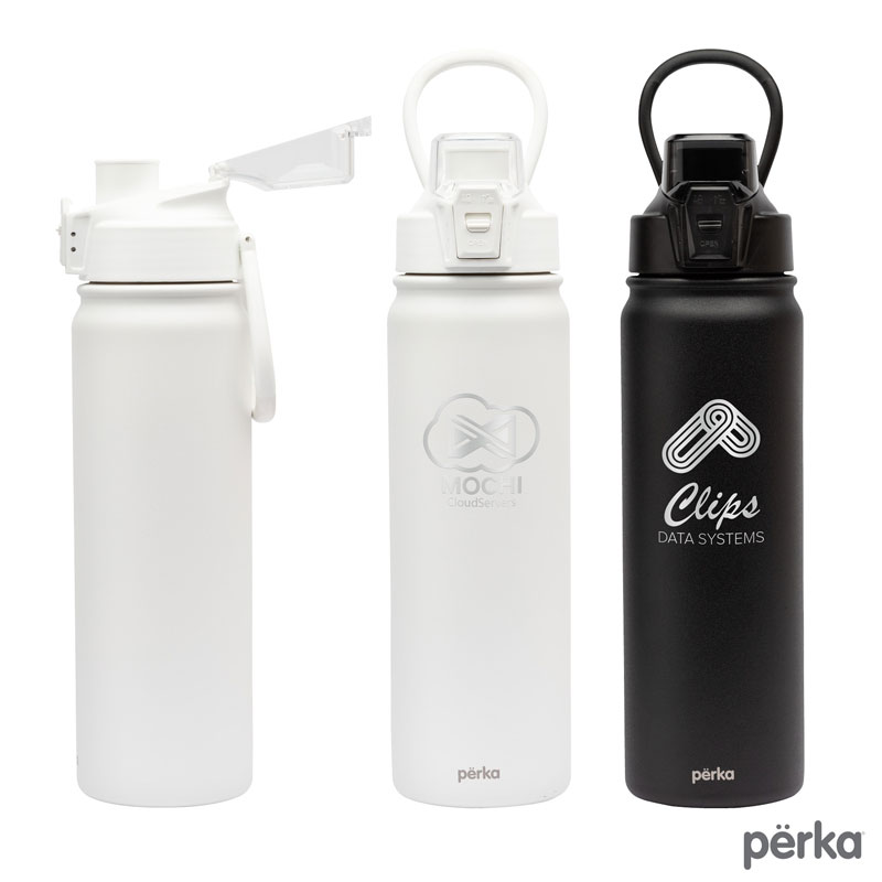 Picture of Perka Rex 24 oz. Double Wall, Stainless Steel Water Bottle