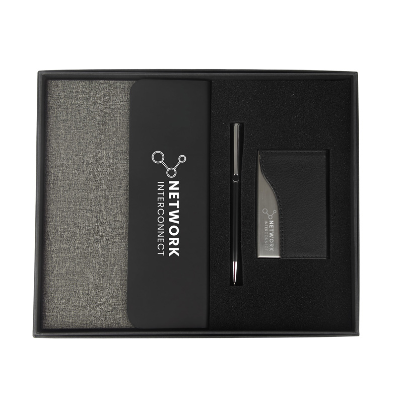 Picture of Regal Journal, Pen & Card Case Gift Set