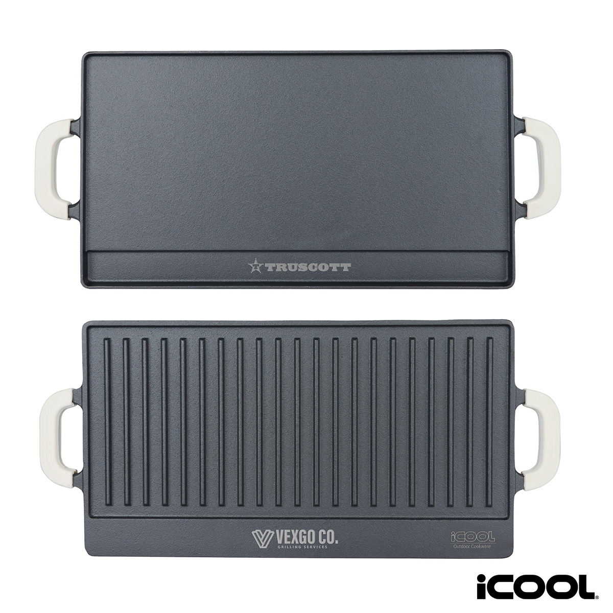 Picture of iCOOL Banff Reversible Cast Iron Griddle