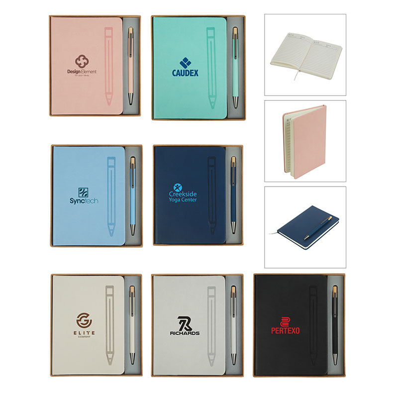 Picture of Manhattan II Gift Set w/ Magnetic Journal & Recycled Pen