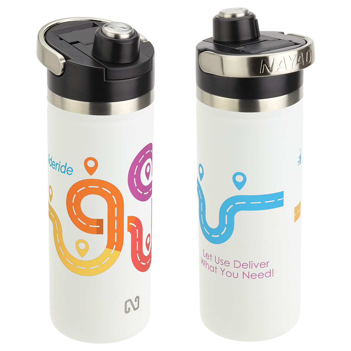 Picture of NAYAD® Traveler 18 oz Stainless Double-wall Bottle with Twist-Top Spout