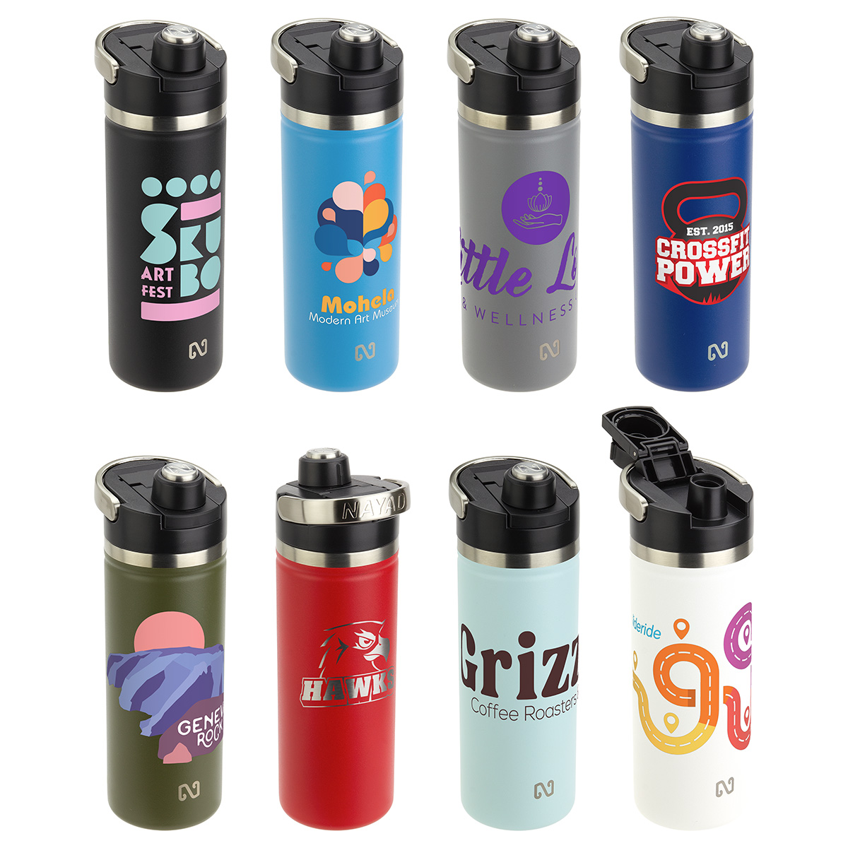 Picture of NAYAD® Traveler 18 oz Stainless Double-wall Bottle with Twist-Top Spout