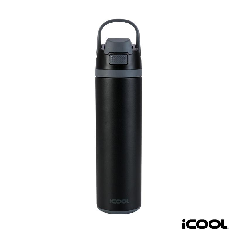 Picture of iCOOL Manitou 24 oz. Double Wall, Recycled Stainless Steel Water Bottle