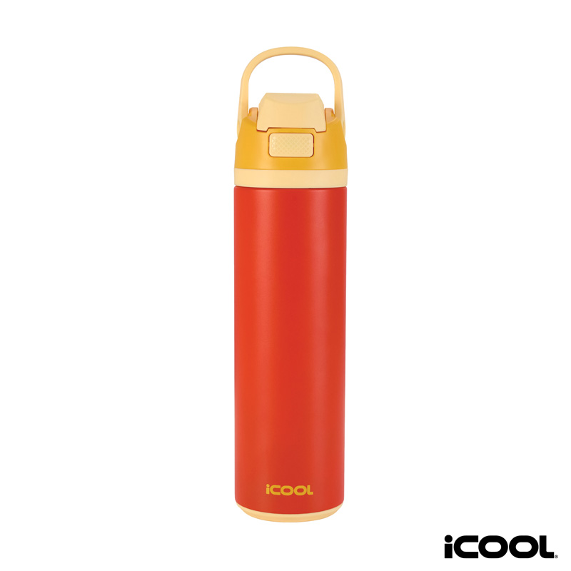 Picture of iCOOL Manitou 24 oz. Double Wall, Recycled Stainless Steel Water Bottle