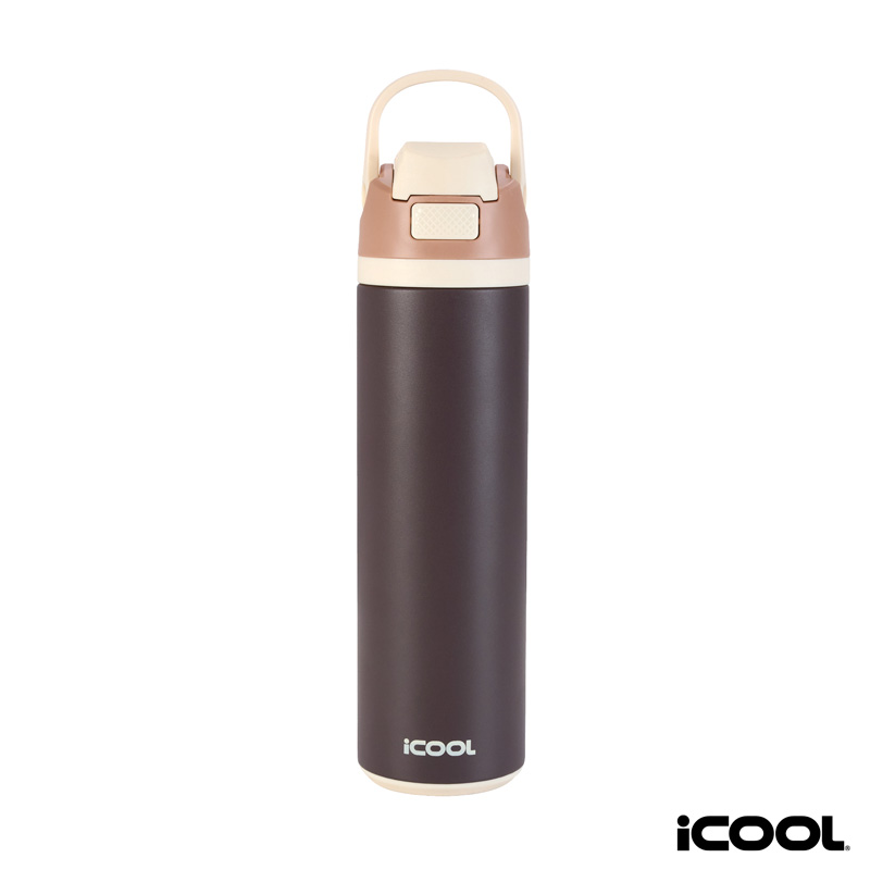 Picture of iCOOL Manitou 24 oz. Double Wall, Recycled Stainless Steel Water Bottle